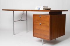 George Nelson George Nelson Desk in Walnut and Aluminium - 4382554