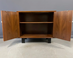 George Nelson George Nelson Early Walnut Two Door Cabinet for Herman Miller Mid Century - 2537271