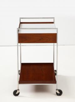 George Nelson George Nelson For Herman Miller Walnut Modernist Bar Cart - 3384869