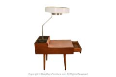 George Nelson George Nelson Herman Miller Walnut Planter Lamp Table Model 4634 L - 2990641