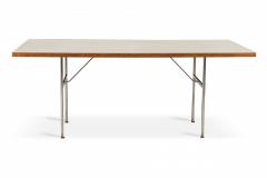 George Nelson George Nelson Herman Miller White Laminate and Steel Rectangular Dining Table - 2793905