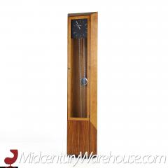 George Nelson George Nelson Mid Century Burlwood and Rosewood Grandfather Clock - 3695635