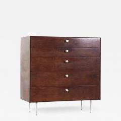 George Nelson George Nelson Mid Century Rosewood Thin Edge 5 Drawer Chest - 3688979