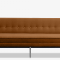 George Nelson George Nelson Model 0693 Sofa for Herman Miller in Cognac Velvet - 3591402