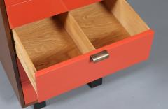 George Nelson George Nelson Multi Color Lacquered Highboy Dresser for Herman Miller - 4591245