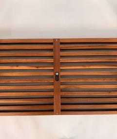 George Nelson George Nelson Platform Bench in Walnut and Black Lacquered Base - 4232653