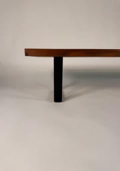 George Nelson George Nelson Platform Bench in Walnut and Black Lacquered Base - 4232665