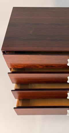 George Nelson George Nelson Rosewood Thin Edge 4 drawer Dresser for Herman Miller - 4367617