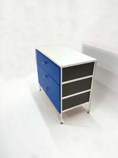 George Nelson George Nelson Steel Frame Dresser in Blue and Grey - 3356473