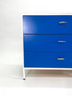 George Nelson George Nelson Steel Frame Dresser in Blue and Grey - 3356502