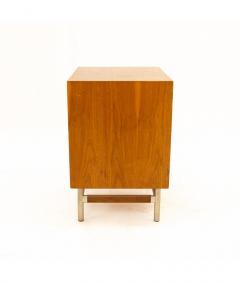 George Nelson George Nelson Style Kroehler Signature Line Walnut Rosewood and Metal Nightstand - 1821293