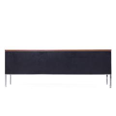 George Nelson George Nelson Style Mid Century Walnut and Chrome File Credenza - 3969648