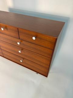 George Nelson George Nelson Thin Edge 10 Drawer Dresser in Walnut for Herman Miller - 4375315