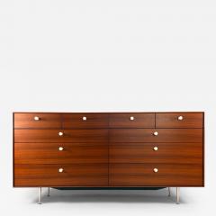 George Nelson George Nelson Thin Edge 10 Drawer Dresser in Walnut for Herman Miller - 4379224