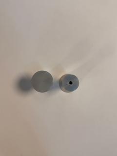George Nelson George Nelson Thin Edge Apple Core Drawer Pull Solid Aluminum - 4302186