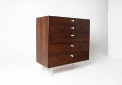 George Nelson George Nelson Thin Edge Tall Dresser in Rosewood by Herman Miller - 4687391