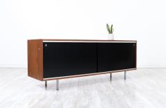 George Nelson George Nelson Walnut Stainless Steel Credenza for Herman Miller - 3054543
