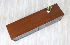 George Nelson George Nelson Walnut Stainless Steel Credenza for Herman Miller - 3054545