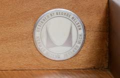 George Nelson George Nelson Walnut Stainless Steel Credenza for Herman Miller - 3054551