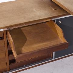 George Nelson George Nelson for Herman Miller 9000 Series Mid Century Walnut Desk and Return - 4124025