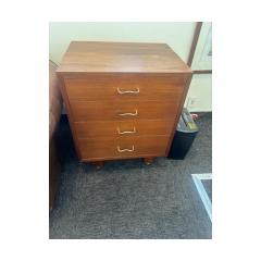 George Nelson George Nelson for Herman Miller American Mid Century Walnut Veneer 4 Drawer Comm - 4649864