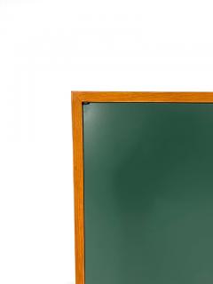 George Nelson George Nelson for Herman Miller Green Lacquered Doors with Hair Pin Legs - 3394926