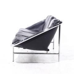 George Nelson George Nelson for Herman Miller Mid Century Leather and Chrome Sling Sofa - 4127296