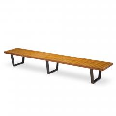 George Nelson George Nelson for Herman Miller Mid Century Long Slat Bench - 4499587
