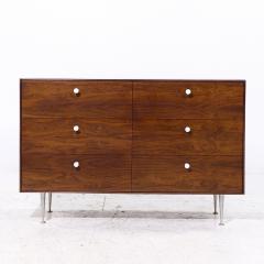 George Nelson George Nelson for Herman Miller Mid Century Rosewood Thin Edge 6 Drawer Dresser - 4142921