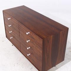George Nelson George Nelson for Herman Miller Mid Century Rosewood Thin Edge 8 Drawer Dresser - 4142778