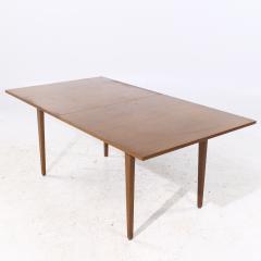 George Nelson George Nelson for Herman Miller Mid Century Walnut Hidden Leaf Dining Table - 4179136