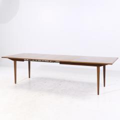 George Nelson George Nelson for Herman Miller Mid Century Walnut Hidden Leaf Dining Table - 4179140