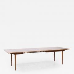 George Nelson George Nelson for Herman Miller Mid Century Walnut Hidden Leaf Dining Table - 4179187