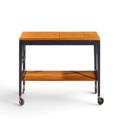 George Nelson George Nelson for Herman Miller Mid Century Walnut Server Bar Cart - 4691505