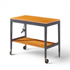 George Nelson George Nelson for Herman Miller Mid Century Walnut Server Bar Cart - 4691508