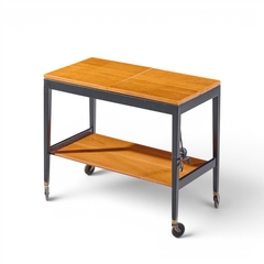 George Nelson George Nelson for Herman Miller Mid Century Walnut Server Bar Cart - 4691512