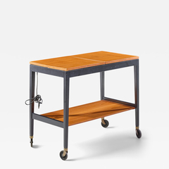 George Nelson George Nelson for Herman Miller Mid Century Walnut Server Bar Cart - 4691579
