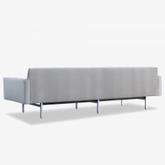 George Nelson George Nelson for Herman Miller Model 0693 Sofa in Dove Gray Velvet - 2956024