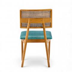 George Nelson George Nelson for Herman Miller Model 4663 Walnut Dining Chairs Set of 8 - 4396403