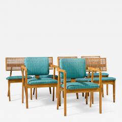 George Nelson George Nelson for Herman Miller Model 4663 Walnut Dining Chairs Set of 8 - 4396610