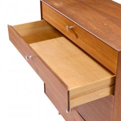 George Nelson George Nelson for Herman Miller Model 5240 Thin Edge Walnut Highboy Dresser - 4356218
