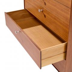 George Nelson George Nelson for Herman Miller Model 5240 Thin Edge Walnut Highboy Dresser - 4356219