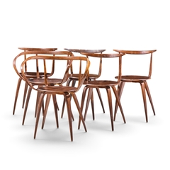 George Nelson George Nelson for Herman Miller Model 5890 Pretzel Dining Chairs Set of 6 - 4742202