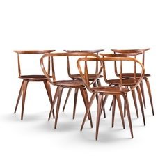 George Nelson George Nelson for Herman Miller Model 5890 Pretzel Dining Chairs Set of 6 - 4742369