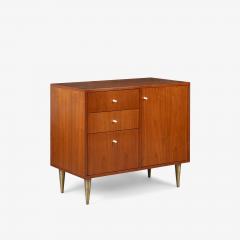 George Nelson Mid Century 3 Piece Credenza Cabinet in Walnut in the Style of George Nelson - 4220004