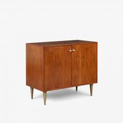 George Nelson Mid Century 3 Piece Credenza Cabinet in Walnut in the Style of George Nelson - 4220009