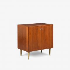 George Nelson Mid Century 3 Piece Credenza Cabinet in Walnut in the Style of George Nelson - 4220010