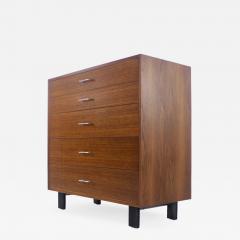 George Nelson Mid Century Modern Walnut Chest Designed by George Nelson for Herman Miller - 1051287