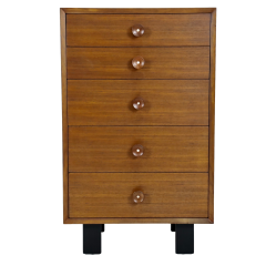 George Nelson Mid Century Modern Walnut Dresser by George Nelson for Herman Miller - 2132456