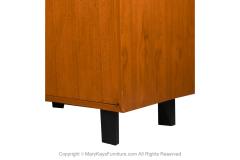 George Nelson Mid Century Pair Walnut Two Door Cabinet George Nelson Herman Miller - 3181377